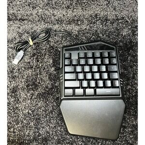 Bugha One Handed Keyboard LED‎ Gaming For PC Light Modes - Tested Working